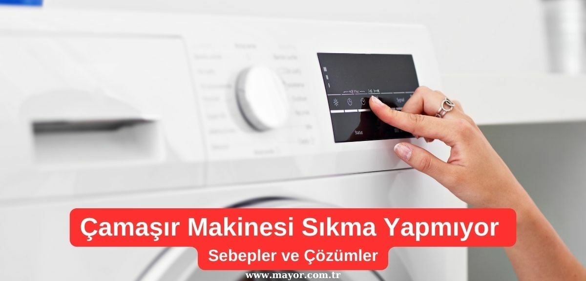Zanussi Çamaşır makinesi su boşaltıyor sıkma yapmıyor