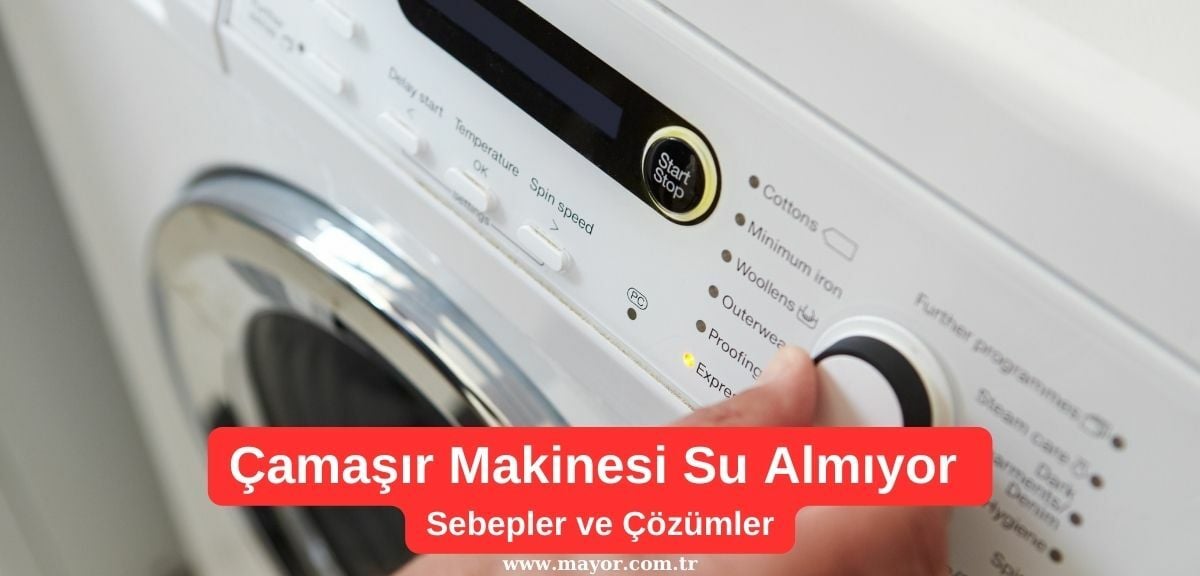 Zanussi Çamaşır makinesi su almıyor çözümleri